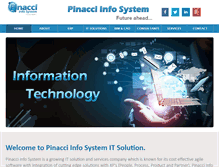 Tablet Screenshot of pinacciinfosystem.com